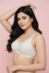 Zivame Double Layered Non Wired 3/4th Coverage Tshirt Bra - Snow White — thumbnail 5